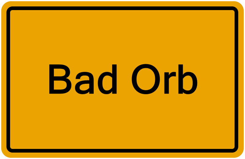 Handelsregisterauszug Bad Orb